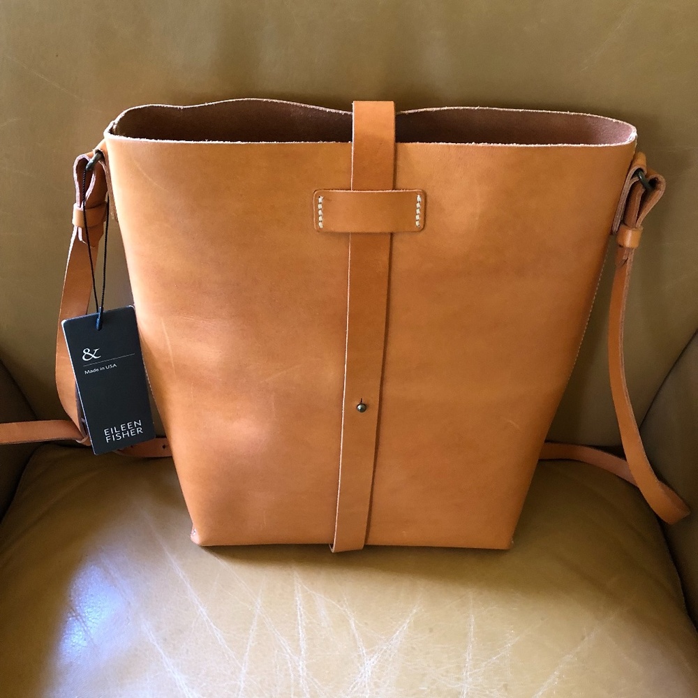 EILEEN FISHER new leather bag- never used